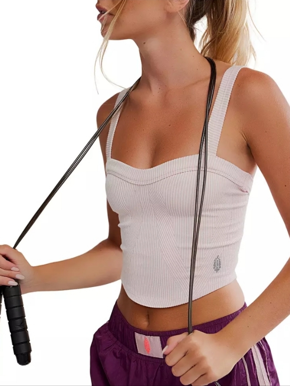 FP Movement Perfectly Plated Cami In Rosewater, NWT - Picture 7 of 8